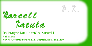 marcell katula business card